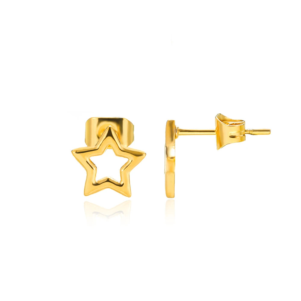 Boucle d'oreille etoile de mer