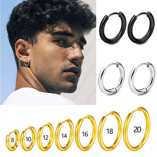 Boucle d'oreille homme or