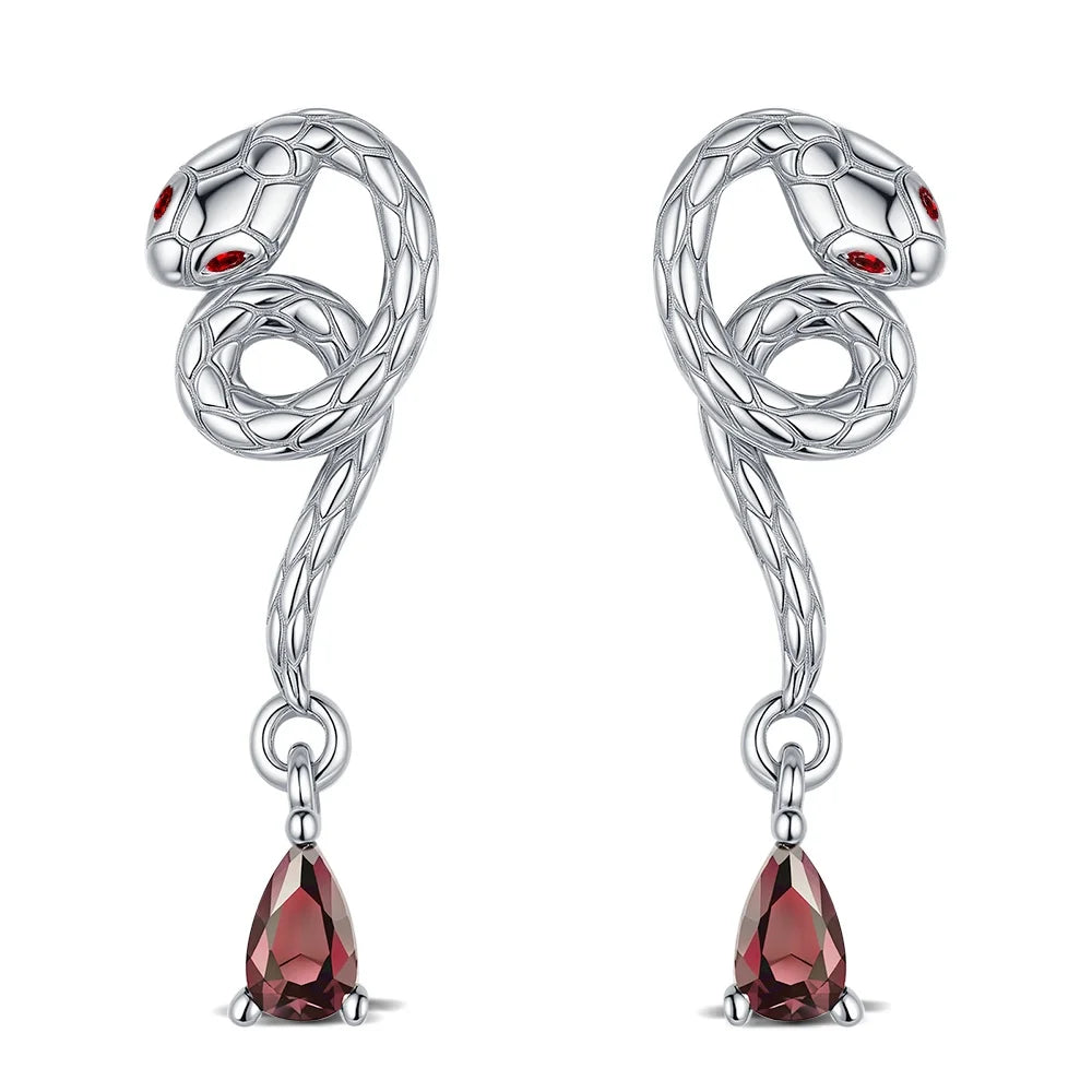 Boucle d'oreille fleur argent