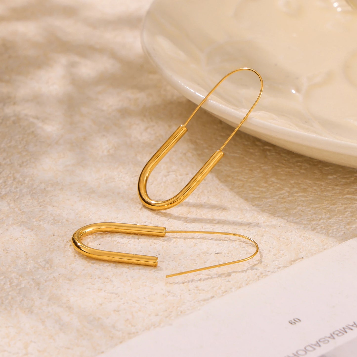 Boucle d'oreille femme acier inoxydable