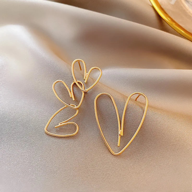 Boucle d'oreil coeur
